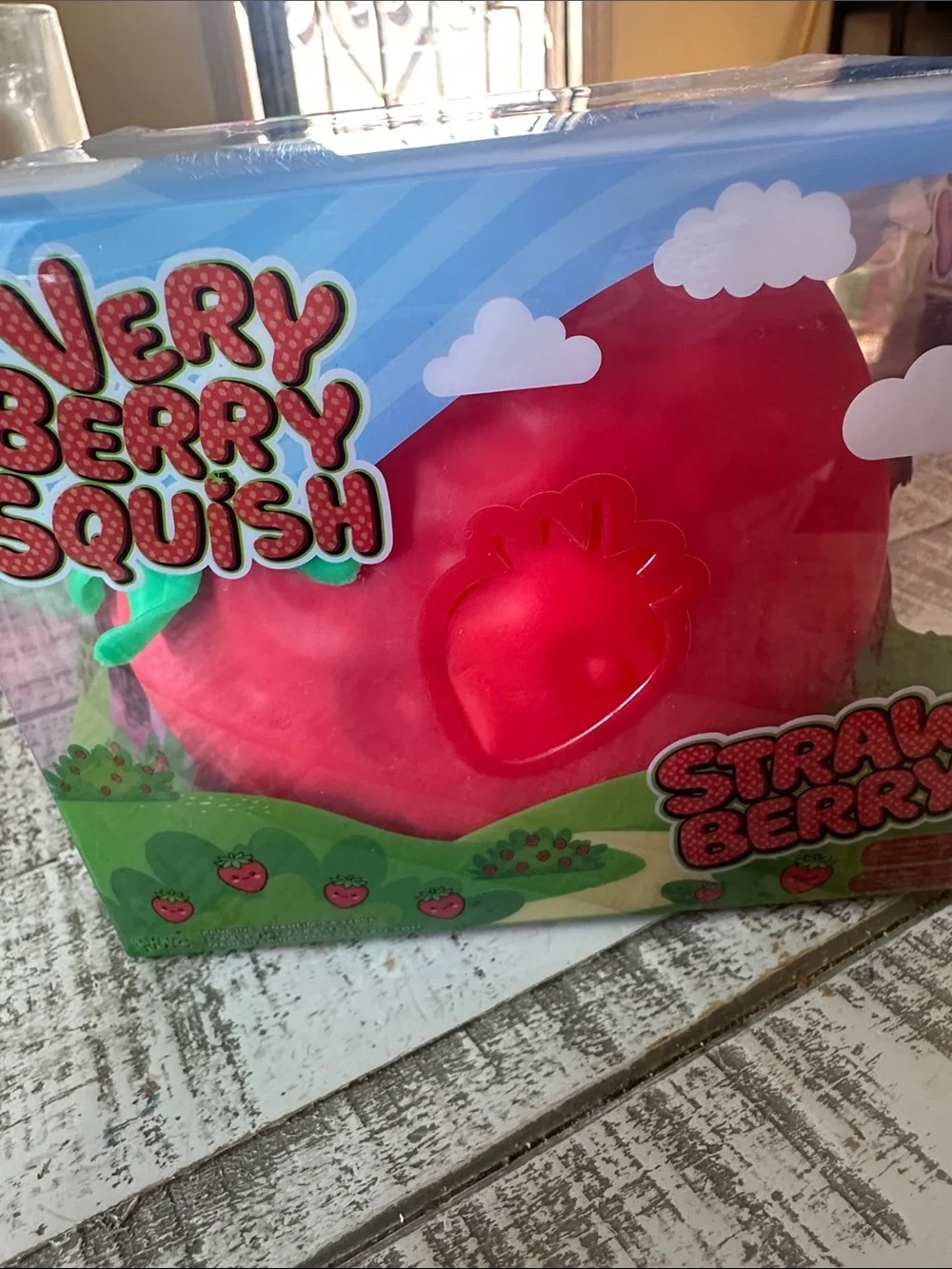 Strawberry Scented Party Cushion - Pink